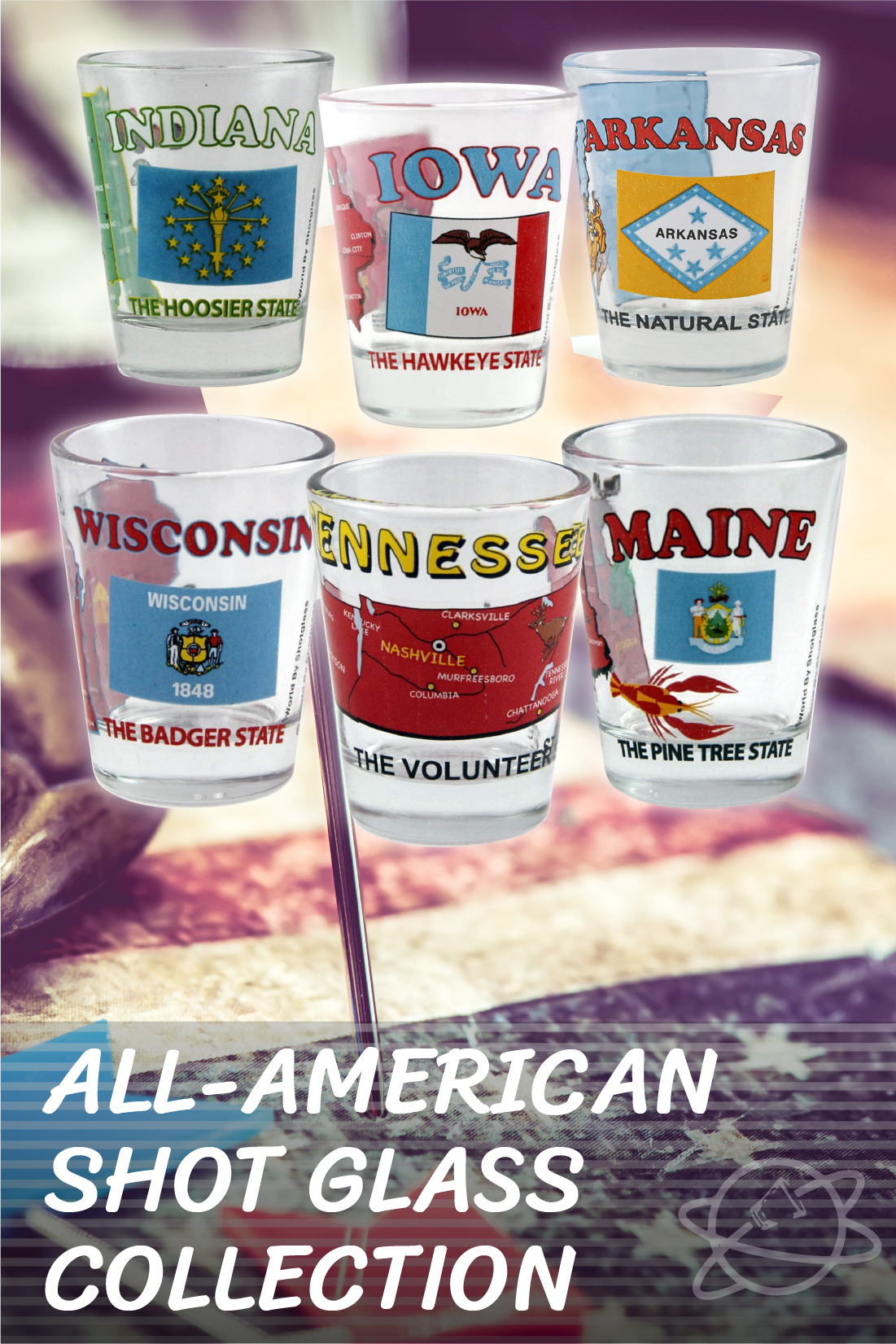 All-American Shot Glass Collection
